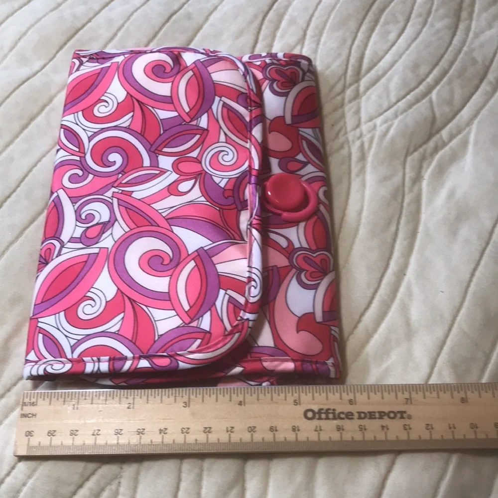 Avon Pink Swirl Travel Case Jewelry or Make-up Case